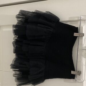 Elegant Black Mini Skirt